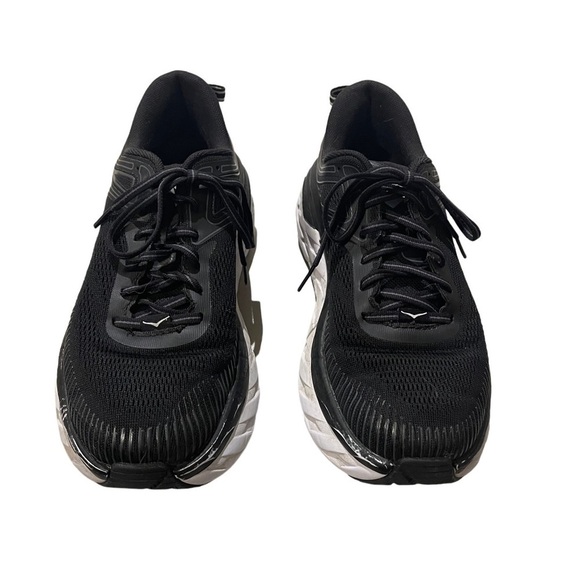 Hoka Men’s Bondi 7. Black and white. Size 9 Wide - Picture 3 of 6